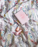 Foxglove Forever Linen Flat Sheet