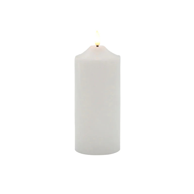 Ellipse LED Church Wax Candle Large