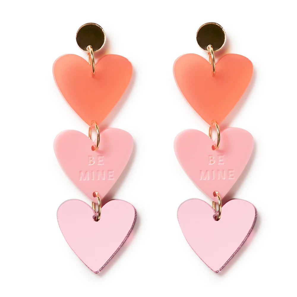 Be Mine Heart Dangles
