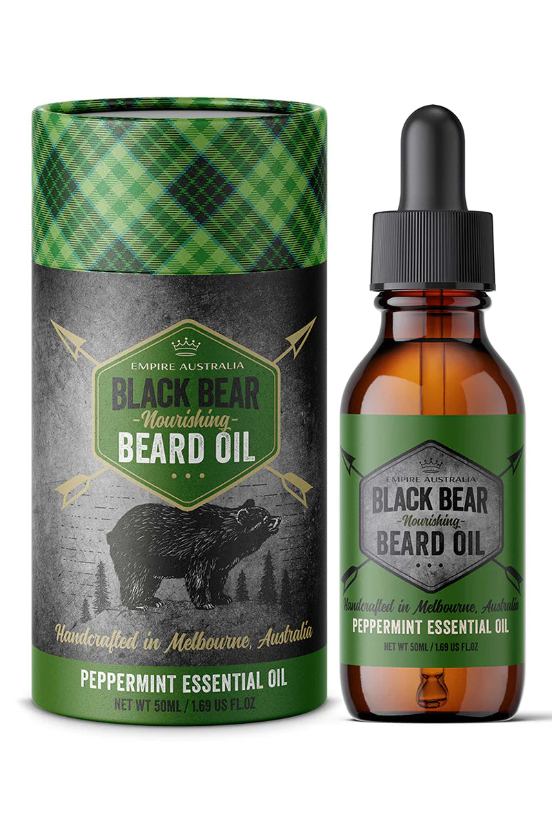 Black Bear Peppermint Beard Oil