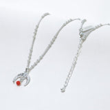 Evening Star Necklace in Silver