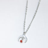 Evening Star Necklace in Silver