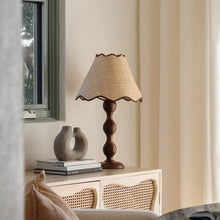Load image into Gallery viewer, Evie Table Lamp - Walnut

