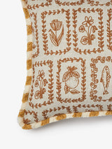 Petra Hazelnut Linen Cushion