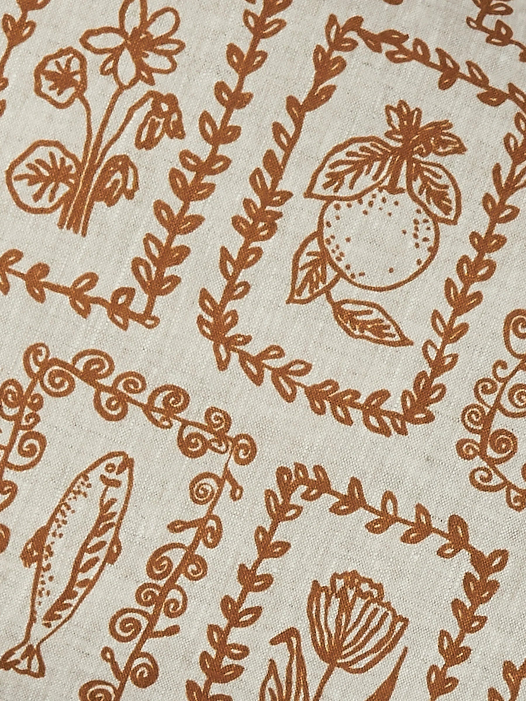 Petra Hazelnut Linen Cushion