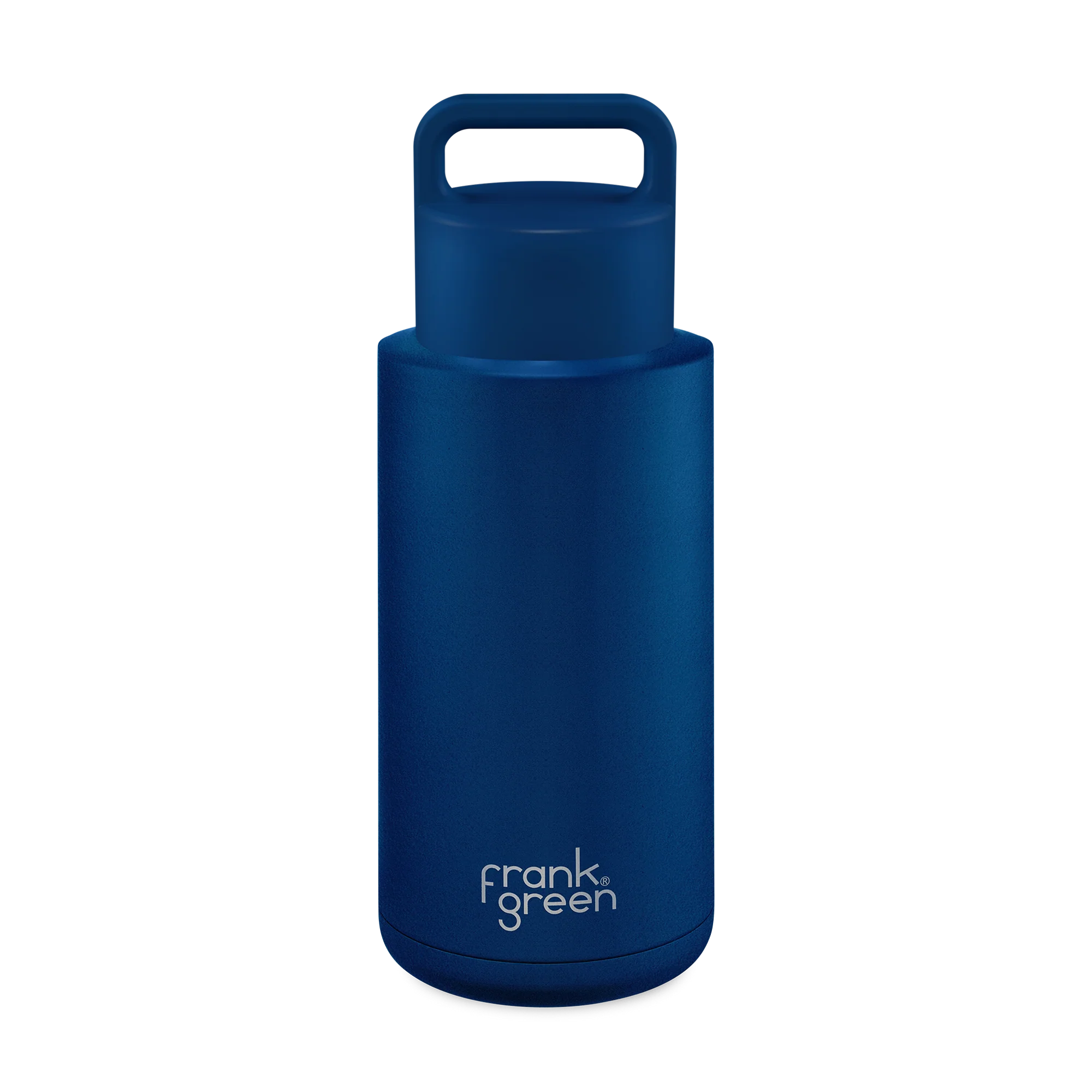 Frank Green 1 Lt Ceramic Bottle (Grip Lid & Grip Finish) - Deep Ocean