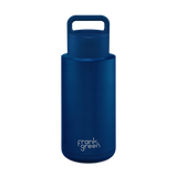 Frank Green 1 Lt Ceramic Bottle (Grip Lid & Grip Finish) - Deep Ocean