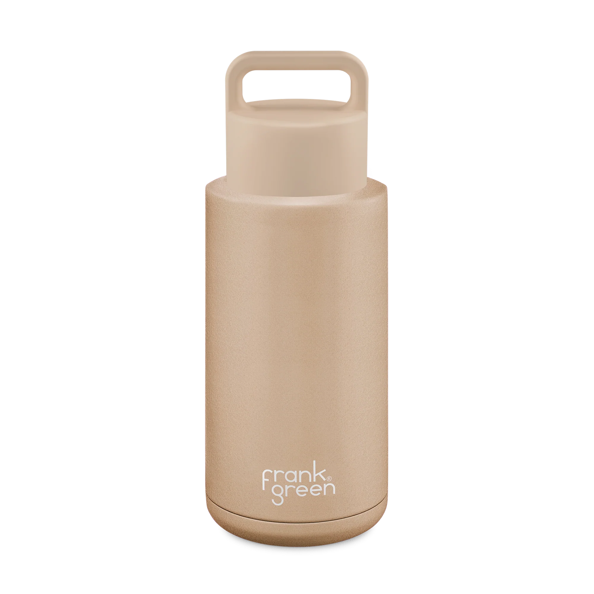 Frank Green 1 Lt Ceramic Bottle (Grip Lid & Grip Finish) - Soft Stone