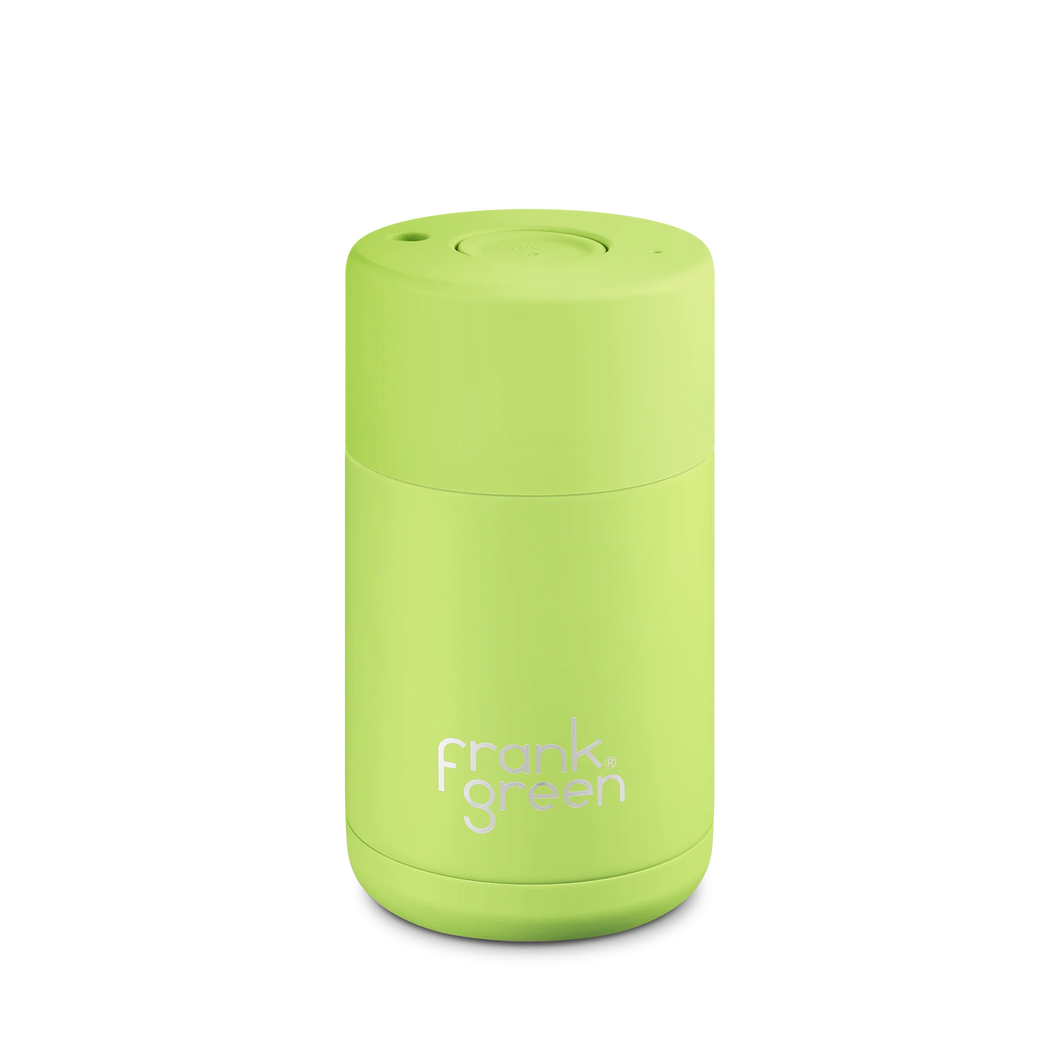 Frank Green Ceramic Cup 295ml Button Lid - Pistachio