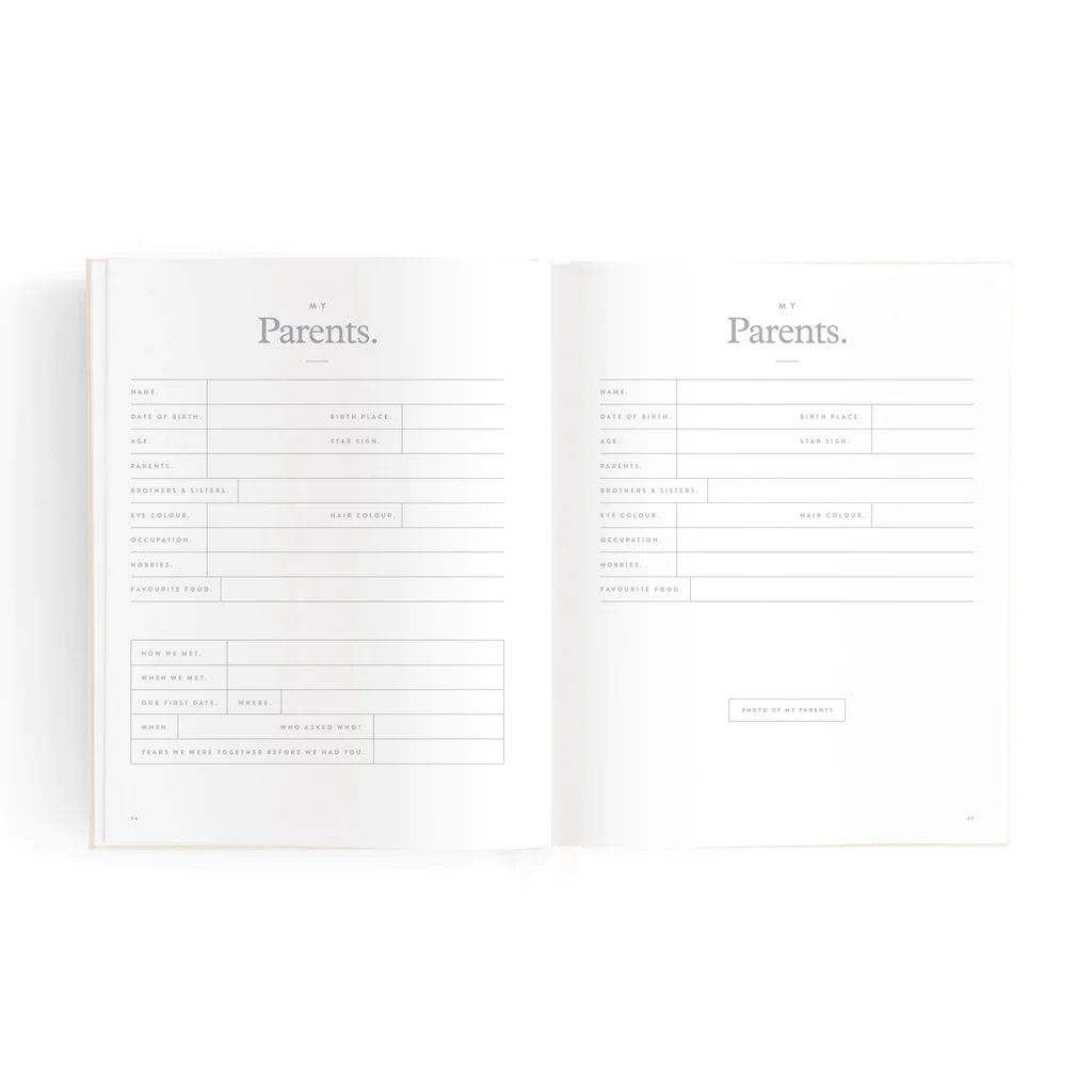 Mini Baby Book Oatmeal