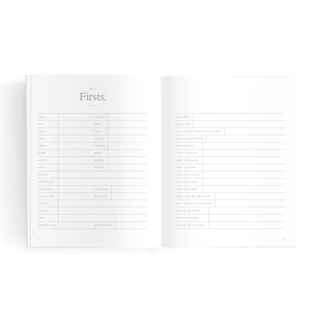 Mini Baby Book Oatmeal