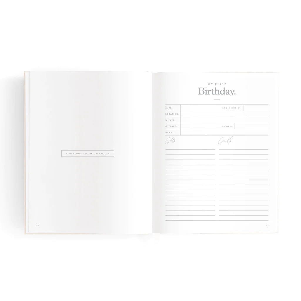 Mini Baby Book Oatmeal