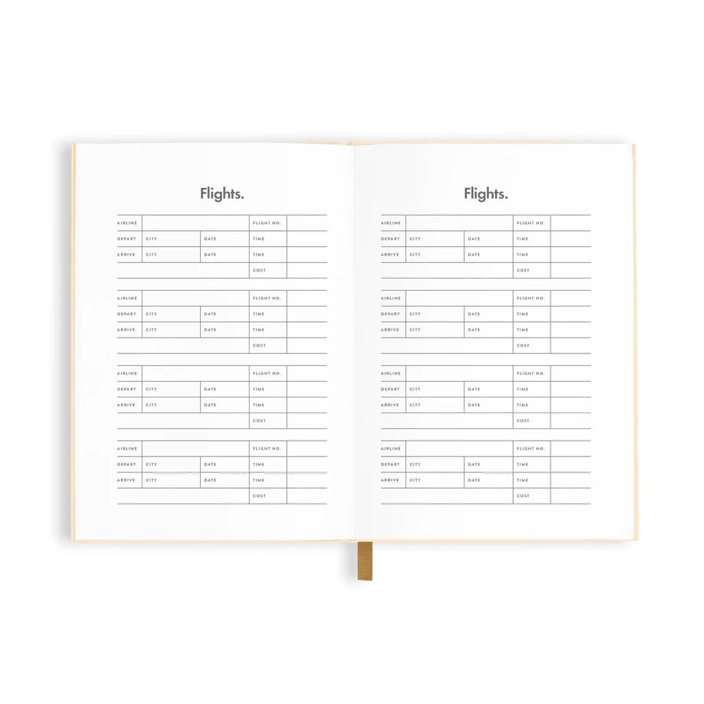 The Traveller Mini Travel Diary - Tiny Palms