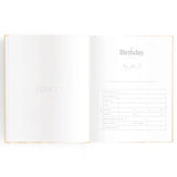 Baby Book Coffee Stripe