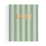 Baby Book Sage Stripe