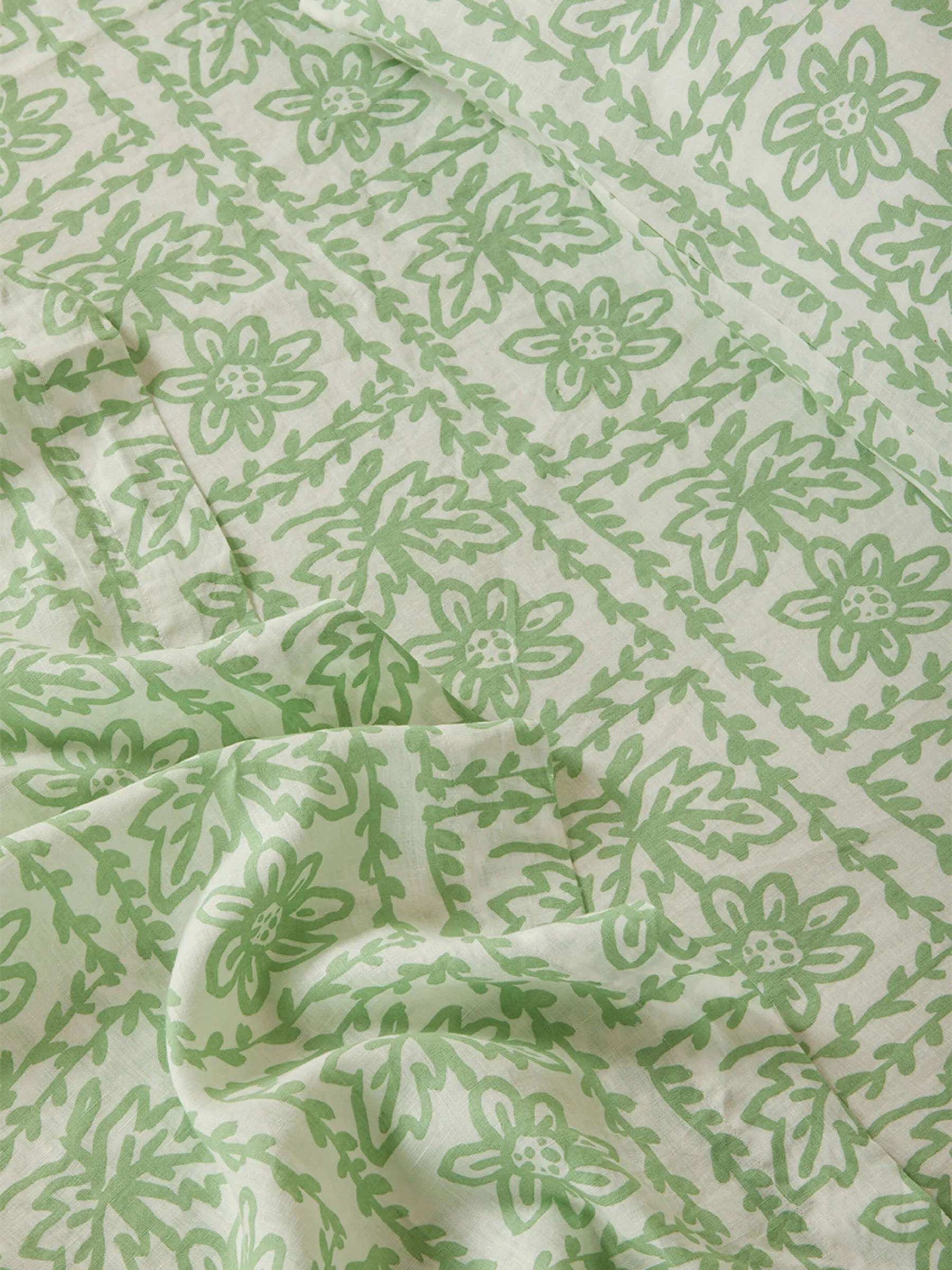 Daisy Sage Flat Sheet