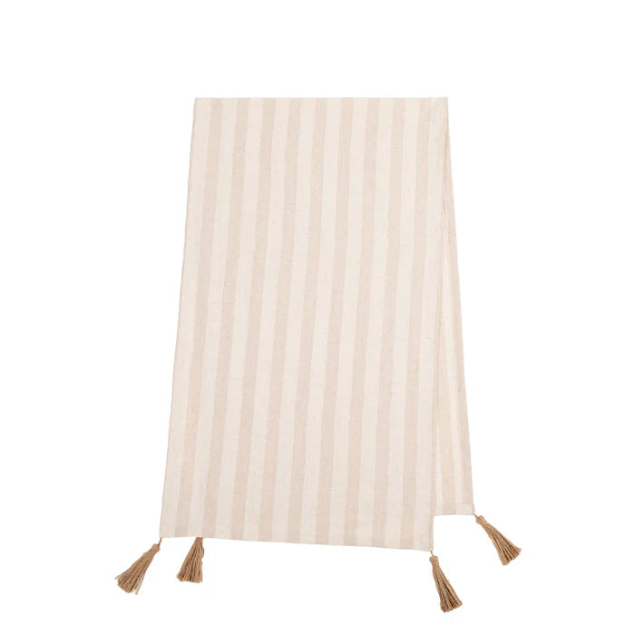Table Runner with Tassles Stripe