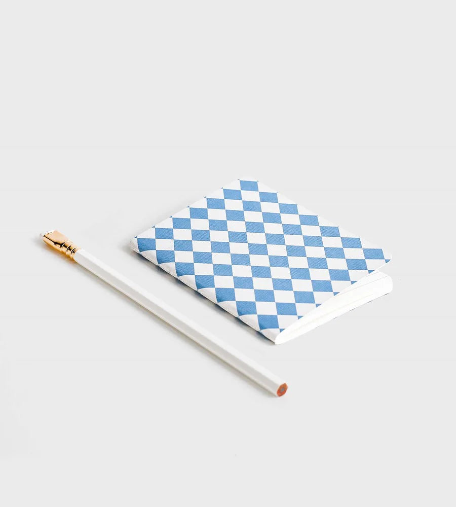 Blue Diamonds Pocket Notebook