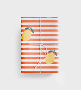 Wrapping Paper Lemon Stripe