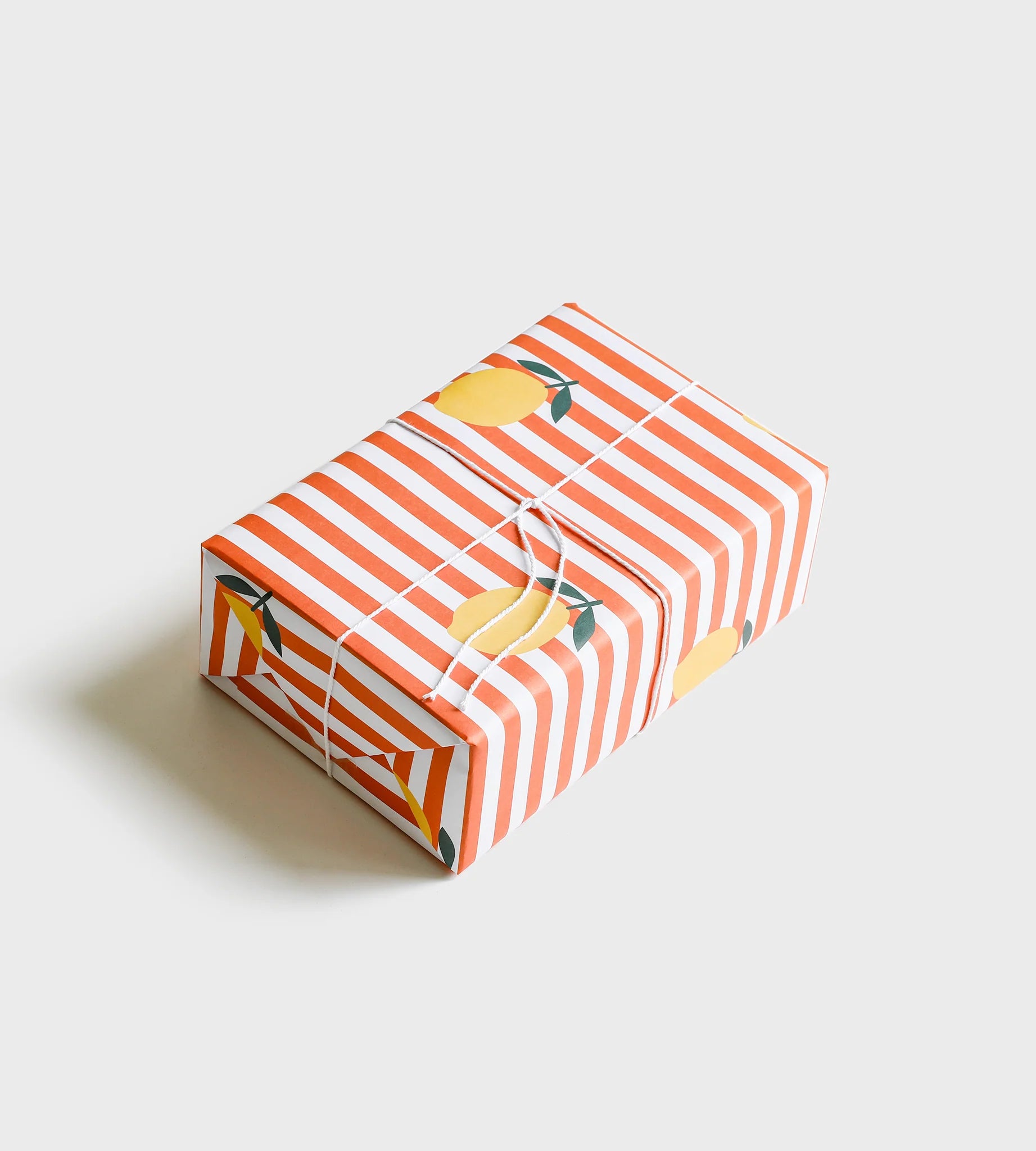 Wrapping Paper Lemon Stripe
