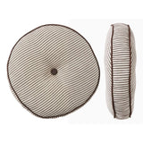 Faye Round Cushion 40cm - Ivory/Cocoa