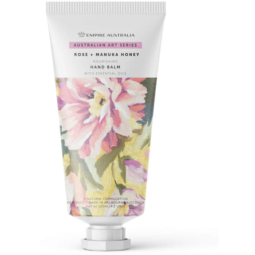 Australian Art Series - Rose & Manuka Honey Hand Balm 125g