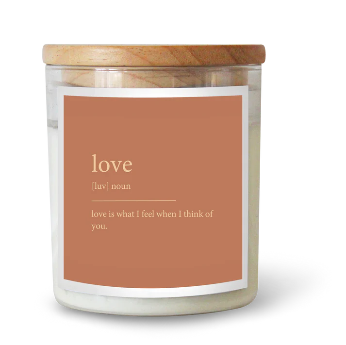 GOLDIE Dictionary Candle - Love