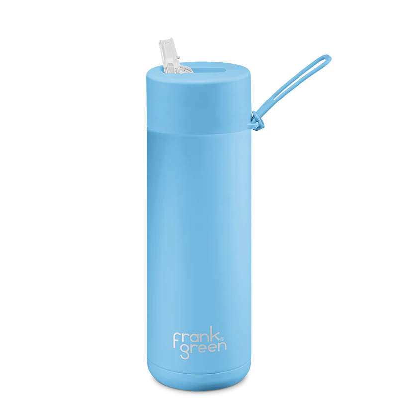Frank Green 595ml Ceramic Bottle - Sky Blue