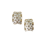 Daisy Enamel Hoop Earrings