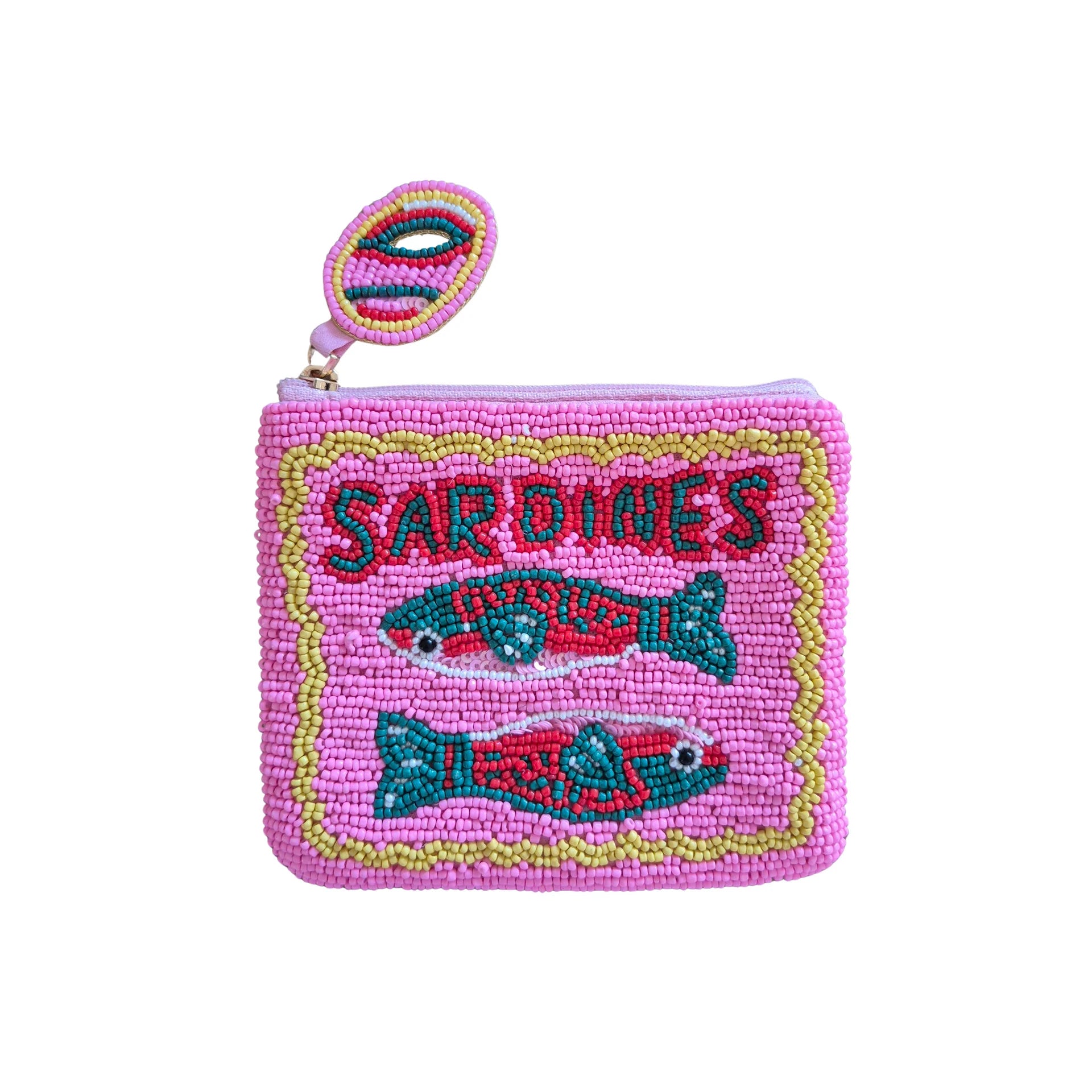 Sardine Spark Beaded Purse