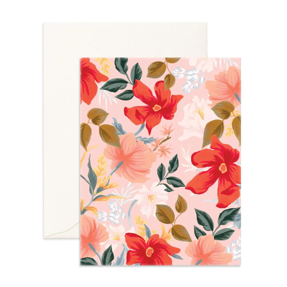 Poppy Blank Greeting Card