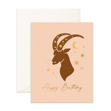 Capricorn Greeting Card