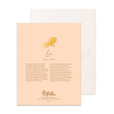 Leo Greeting Card