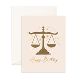 Libra Greeting Card