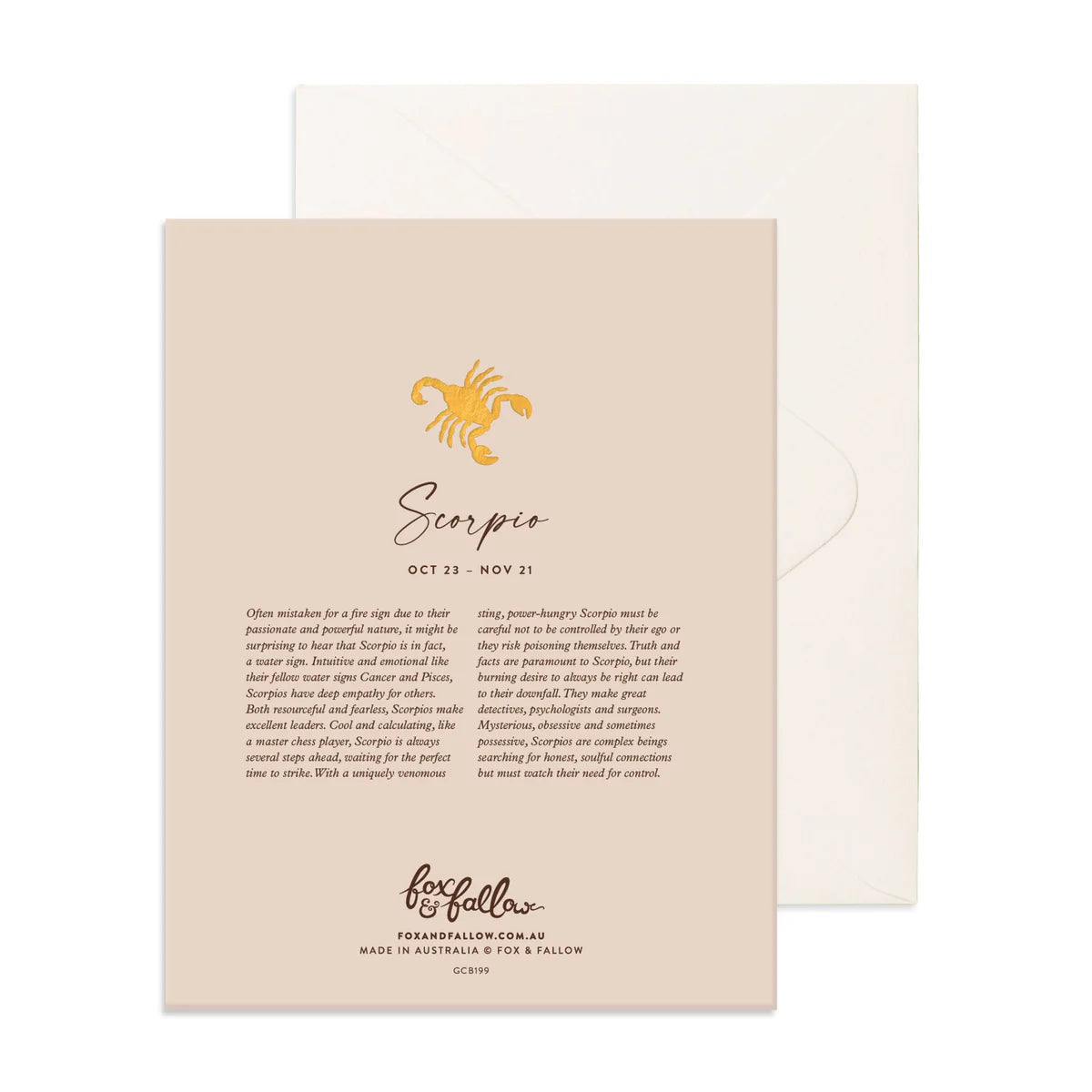 Scorpio Greeting Card