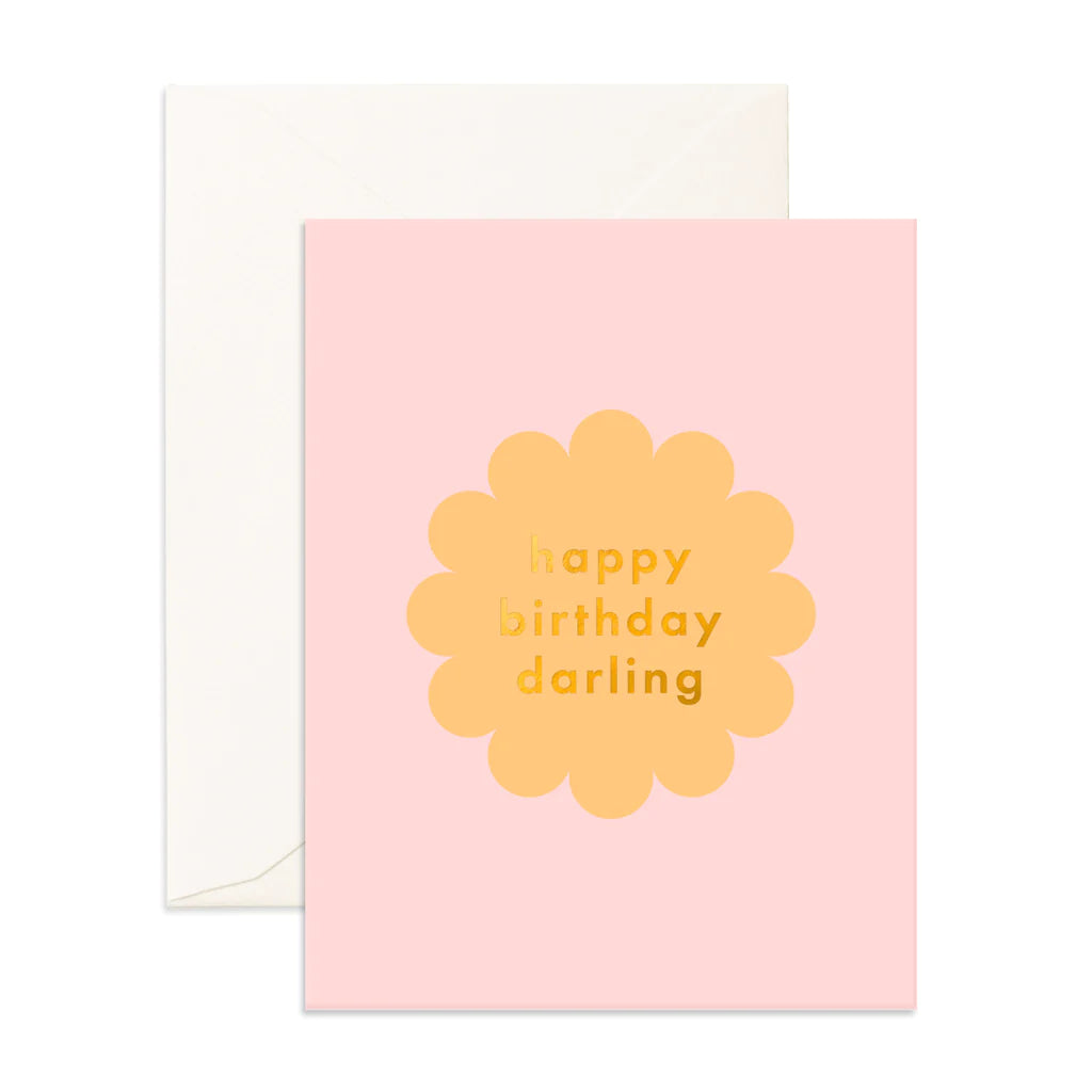 Birthday Darling Petal Greeting Card