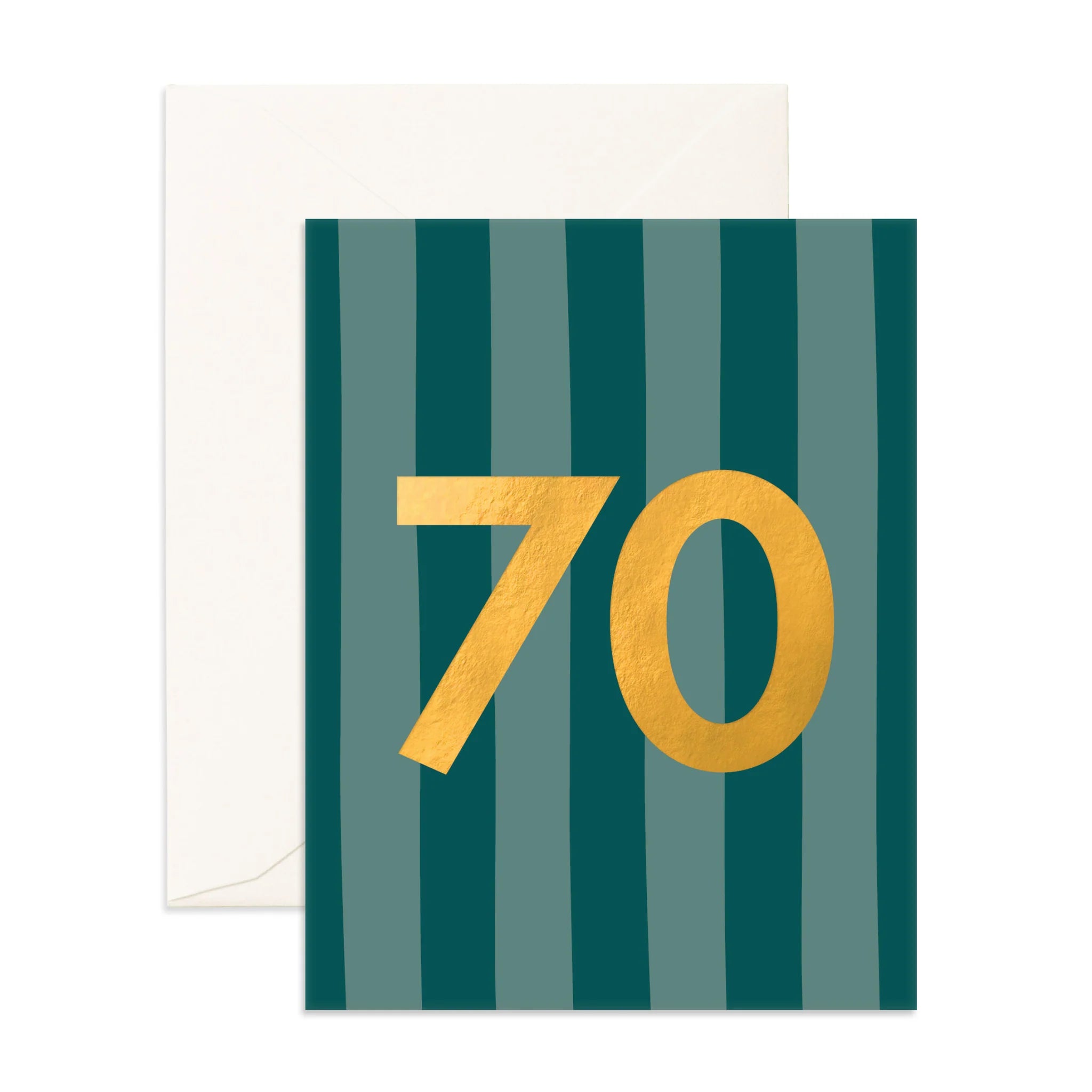 No. 70 Forest Stripe Greeting Card