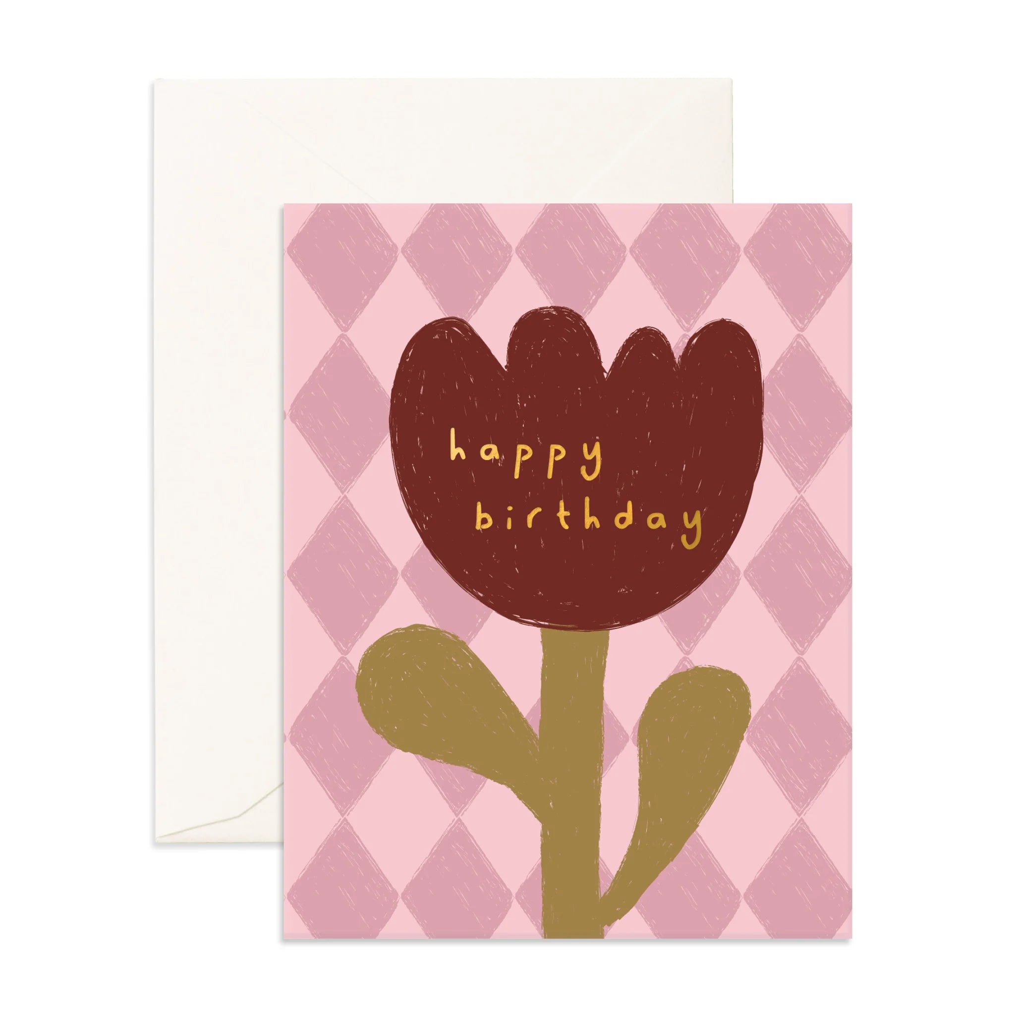 Happy Birthday Tulip Greeting Card
