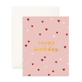 Birthday Little Hearts Greeting Card