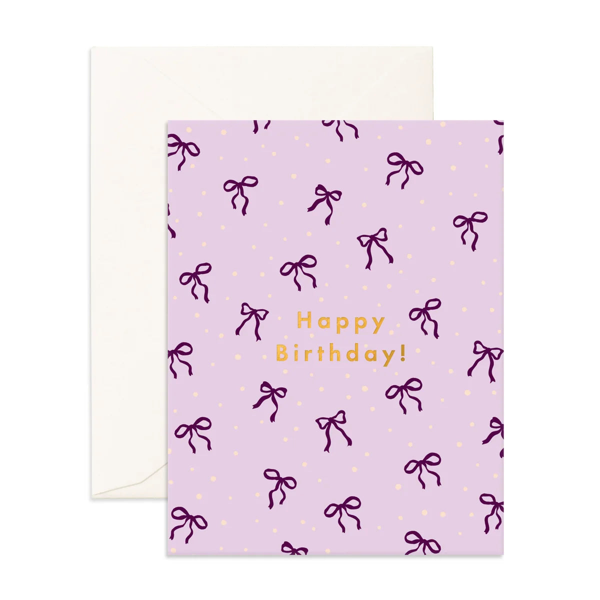 Birthday Violet Ribbons