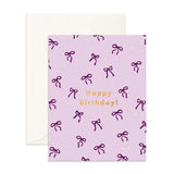 Birthday Violet Ribbons