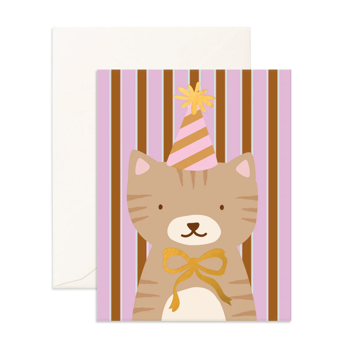 Birthday Kitty Greeting Card