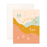 So Excited Still Life Greeting Card