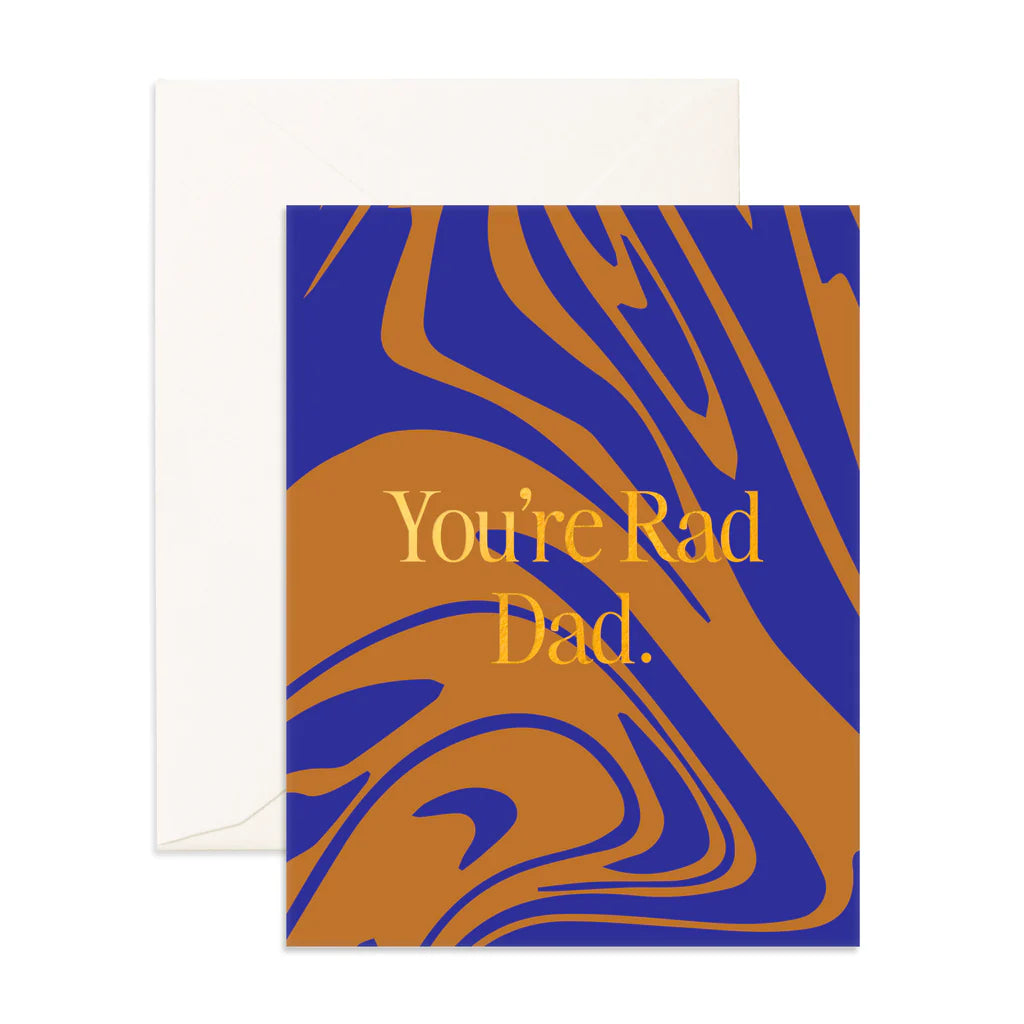 Rad Dad Acid Greeting Card