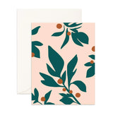 Holly Greeting Card