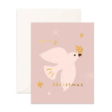 Christmas Dove Greeting Card
