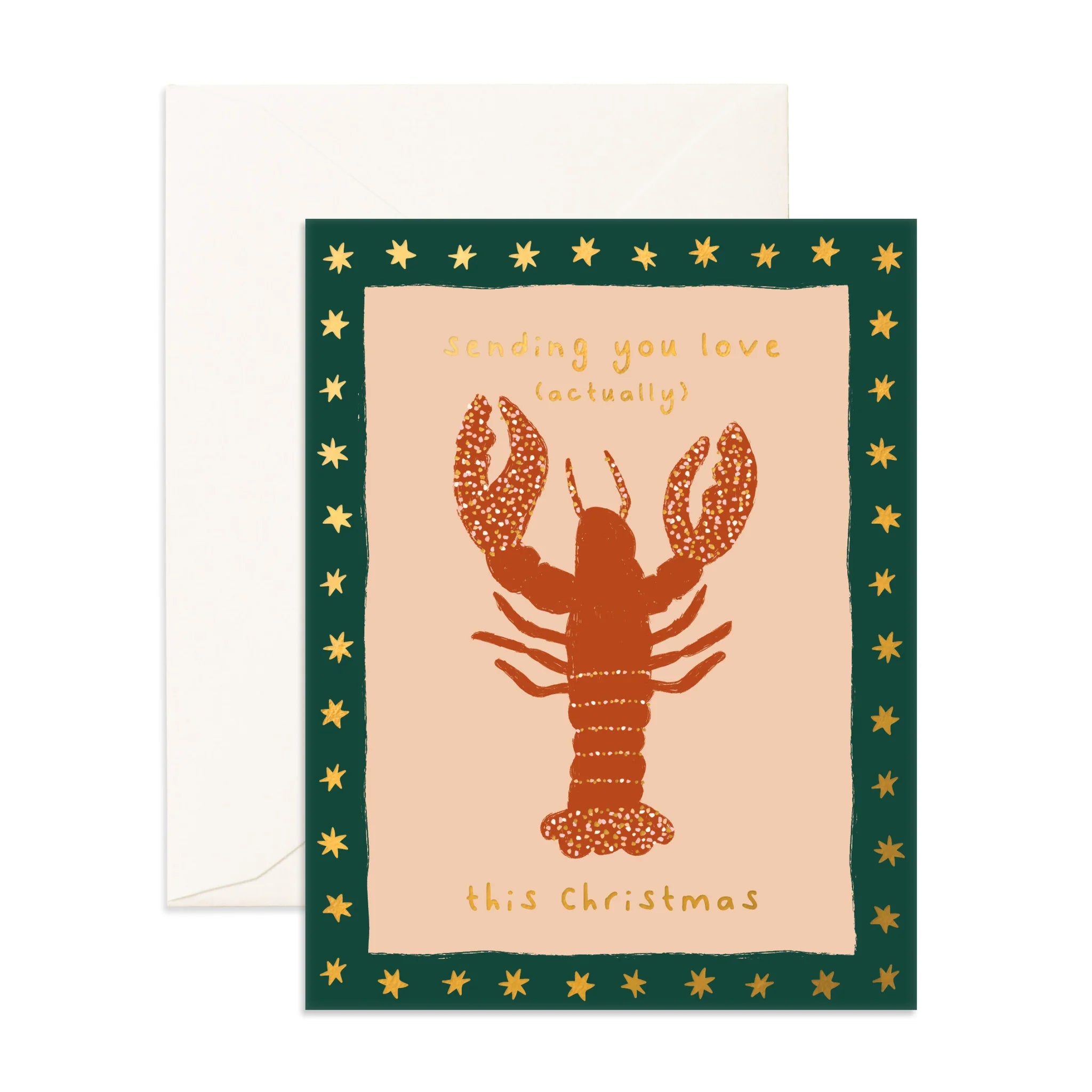 Love Actually Lobster Greeting Card