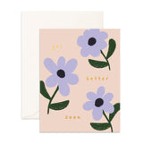 Get Better Soon Daisies Greeting Card