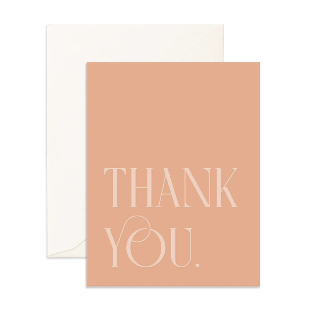 Thank You Nude Greeting Card