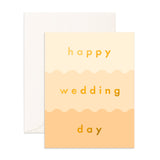 Wedding Day Layer Cake Greeting Card